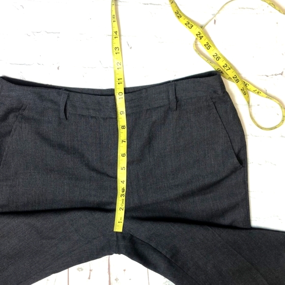 Harve Benard Wool Cropped Cuffed Bottom Trousers - Picture 8 of 14